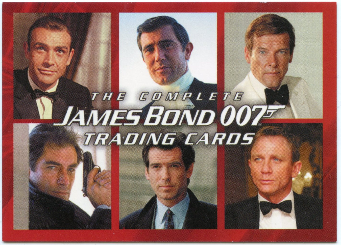 James bond complete promo card