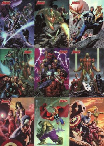 Avengers Complete 1963 to Present Earth's Mightiest Heroes Chase Card Set   - TvMovieCards.com