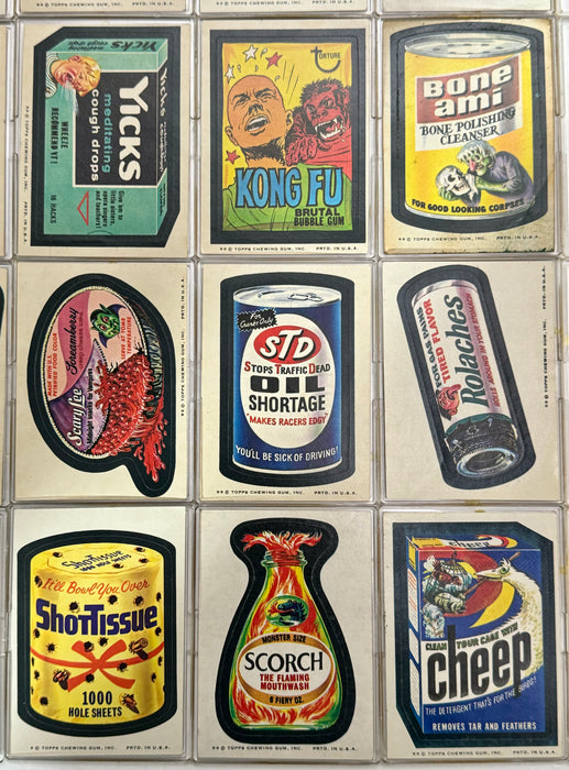1974 Wacky Packages Stickers Series 8 Tan Back Complete Card Set 30/30 Topps   - TvMovieCards.com