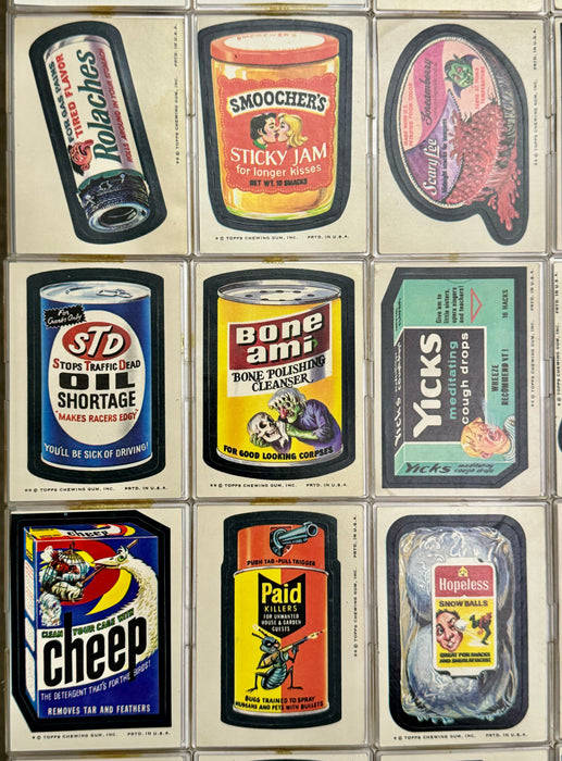 1974 Wacky Packages Stickers Series 8 Tan Back Card Set 30/30 & Puzzle Topps   - TvMovieCards.com