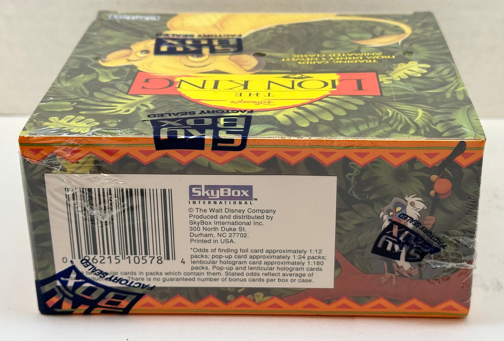 Lion King Series 1 One Disney Movie Card Box 36 Packs Skybox 1994   - TvMovieCards.com