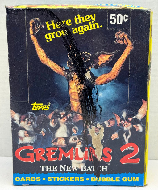 1990 Topps Gremlins 2 Movie Vintage FULL 36 Pack Trading Card Wax Box   - TvMovieCards.com