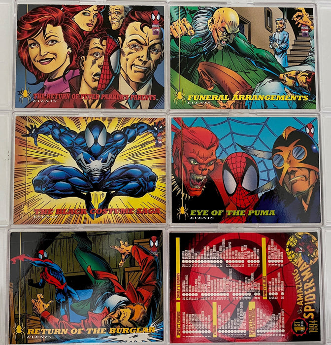 Amazing Spider-Man Comic  Base Card Set  150 Cards 1994 Fleer   - TvMovieCards.com