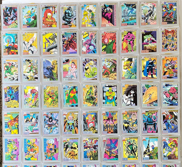 DC Cosmic Base Trading Card Set 180 Cards Impel 1992 DC Comics   - TvMovieCards.com