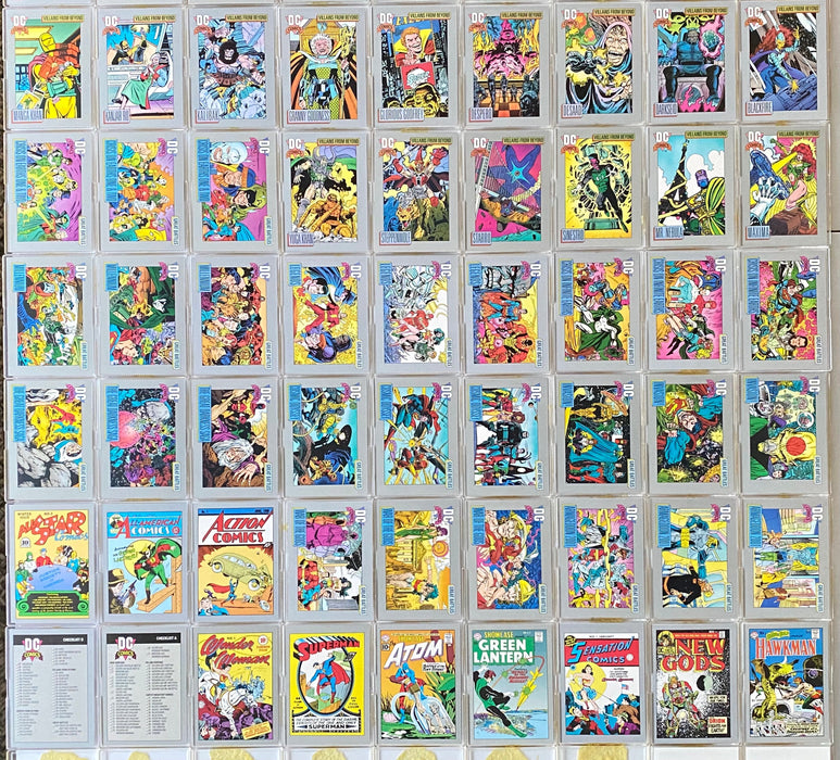 DC Cosmic Base Trading Card Set 180 Cards Impel 1992 DC Comics   - TvMovieCards.com