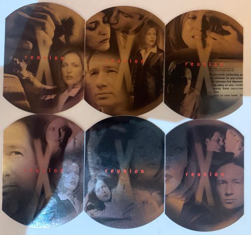 The X-Files Season 9 Reunited Foil Die-cut Chase Card Set 6 Cards R1 - R6  Inkworks 2003   - TvMovieCards.com