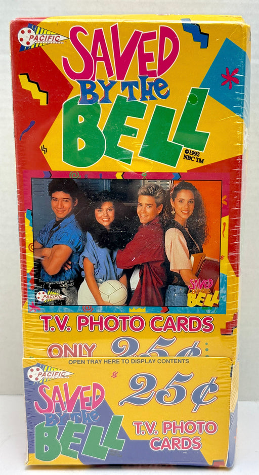 1992 Saved By The Bell TV Photo Trading Card Box 100 Pack Factory Sealed Pacific   - TvMovieCards.com