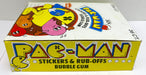 1980 Pac-Man Stickers FULL 36 Wax Pack Sticker Trading Card Box Fleer   - TvMovieCards.com