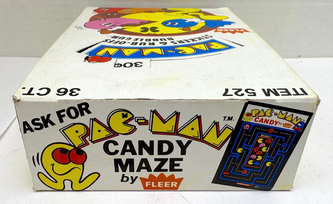 1980 Pac-Man Stickers FULL 36 Wax Pack Sticker Trading Card Box Fleer   - TvMovieCards.com