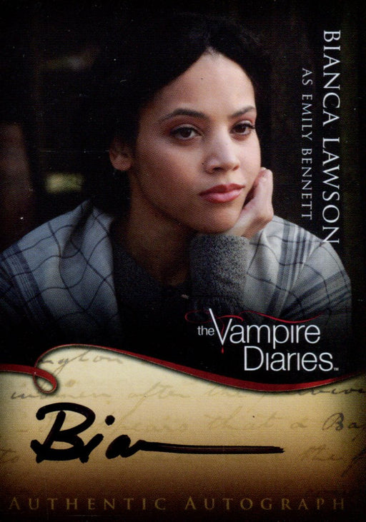 Vampire Diaries Season One Bianca Lawson as Emily Bennett Autograph Card A20   - TvMovieCards.com