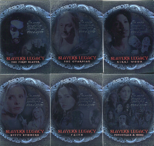 Buffy The Vampire Slayer Season Seven Slayer Legacy Foil Chase Card Set SL-1 SL-6   - TvMovieCards.com