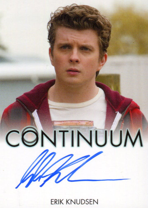 Continuum Seasons 1 & 2 Erik Knudsen as Alec Sadler Autograph Card   - TvMovieCards.com