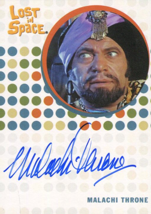 Lost in Space Complete Malachi Throne as Sheik Ali Ben Bad Autograph Card   - TvMovieCards.com