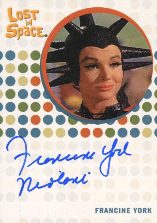 Lost in Space Complete Francine York as Niolani Autograph Card   - TvMovieCards.com