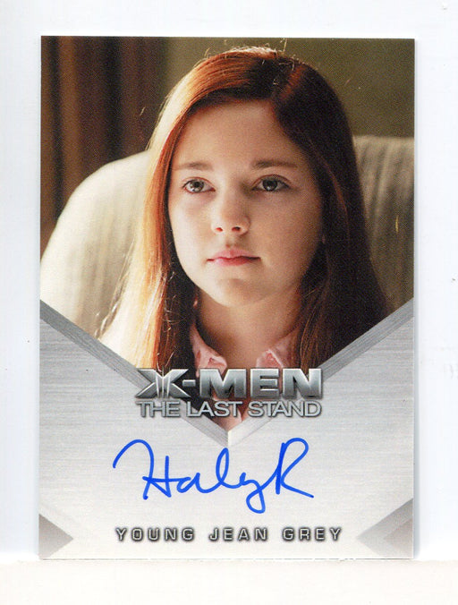 X-Men The Last Stand Autograph Card Haley Ramm as Young Jean Grey   - TvMovieCards.com