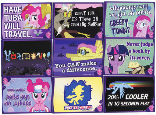 My Little Pony Series 2 Sticker S1-S9 Trading Card Set of 9   - TvMovieCards.com