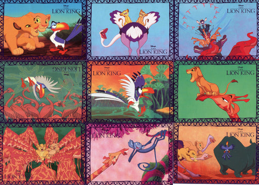 Lion King Disney Movie Series 1 Rare Exclusive Foil Chase Card Set 9 Puzzle Cards   - TvMovieCards.com