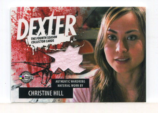 DEXTER Season 4 Wardrobe Costume Card Christine Hill D4C-C CHT #108/299   - TvMovieCards.com