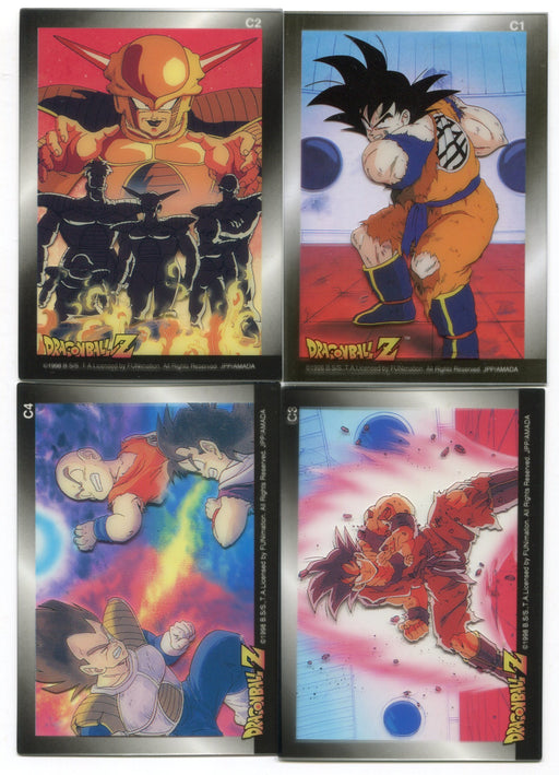 Dragon Ball Z Series 2 Clear Chase Card Set C1-C4 JPP/Amada 1998   - TvMovieCards.com
