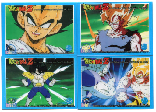 Dragon Ball Z Series 3 Clear Chase Card Set C1-C4 JPP/Amada 1999   - TvMovieCards.com