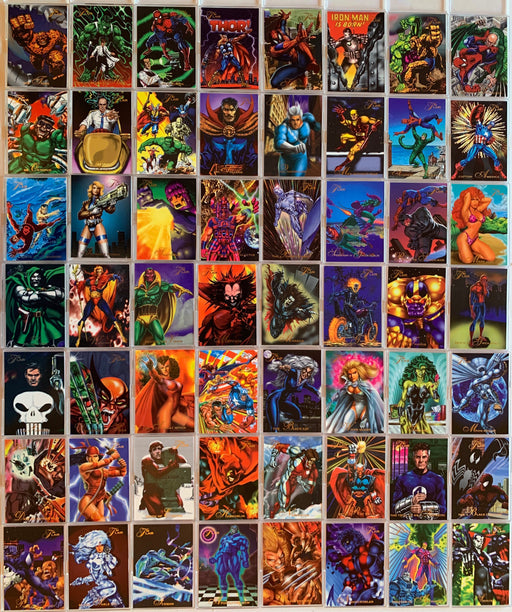Marvel Universe '94 Flair Base Trading Card Set 150 Cards Fleer 1994   - TvMovieCards.com