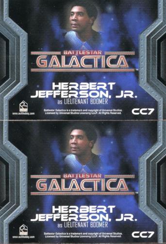 Battlestar Galactica Colonial Warriors Lt. Boomer Costume Card Variants CC7   - TvMovieCards.com