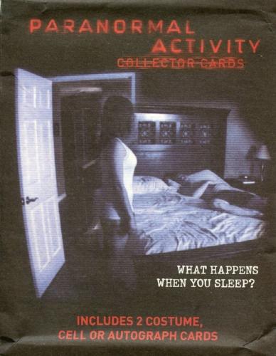 Paranormal Activity Movie Card Pack   - TvMovieCards.com
