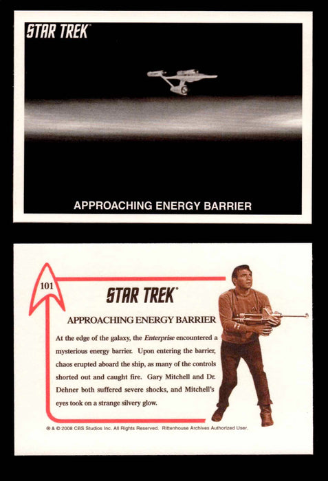 Star Trek TOS 40th Anniversary S2 1967 Expansion Card You Pick Singles #91-108 #101    Approaching Energy Barrier  - TvMovieCards.com
