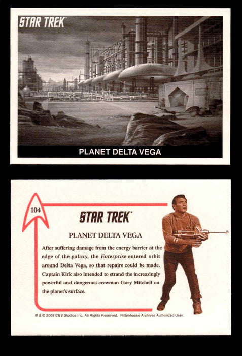 Star Trek TOS 40th Anniversary S2 1967 Expansion Card You Pick Singles #91-108 #104    Planet Delta Vega  - TvMovieCards.com