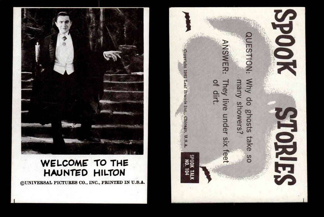 1961 Spook Stories Series 2 Leaf Vintage Trading Cards You Pick Singles #72-#144 #104  - TvMovieCards.com