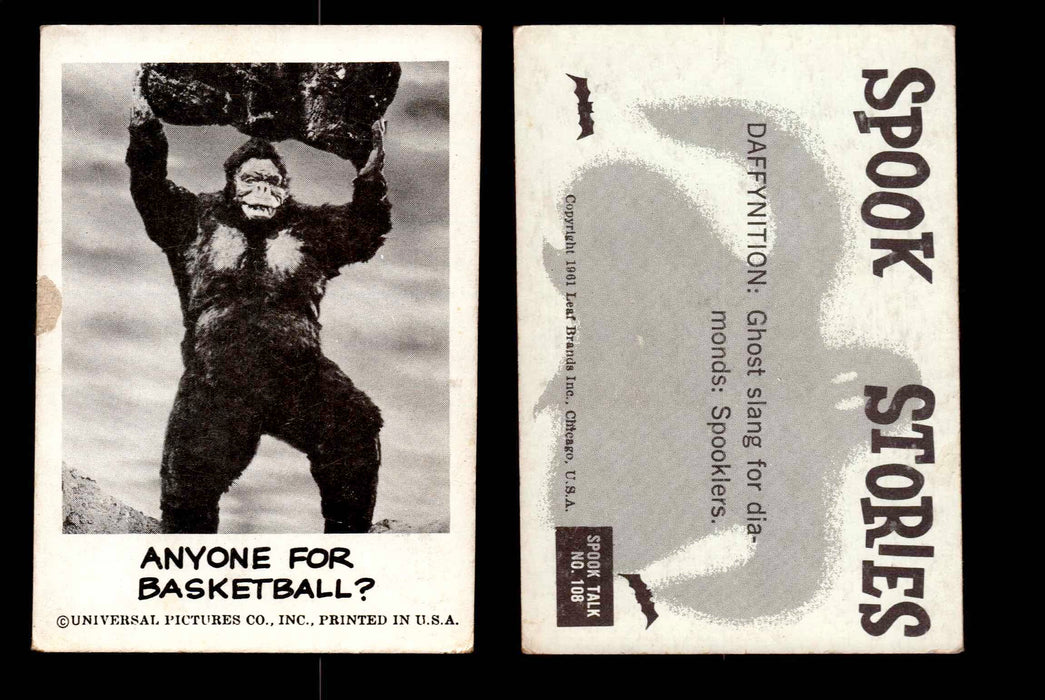 1961 Spook Stories Series 2 Leaf Vintage Trading Cards You Pick Singles #72-#144 #108  - TvMovieCards.com