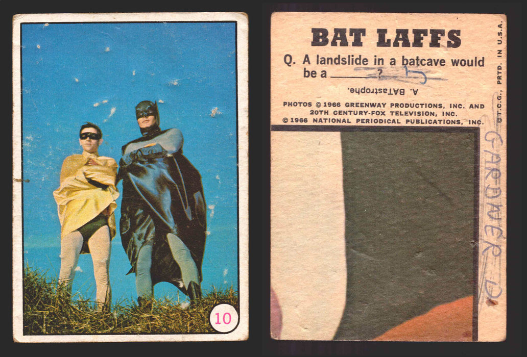 Batman Bat Laffs Vintage Trading Card You Pick Singles #1-#55 Topps 1966 #10  - TvMovieCards.com