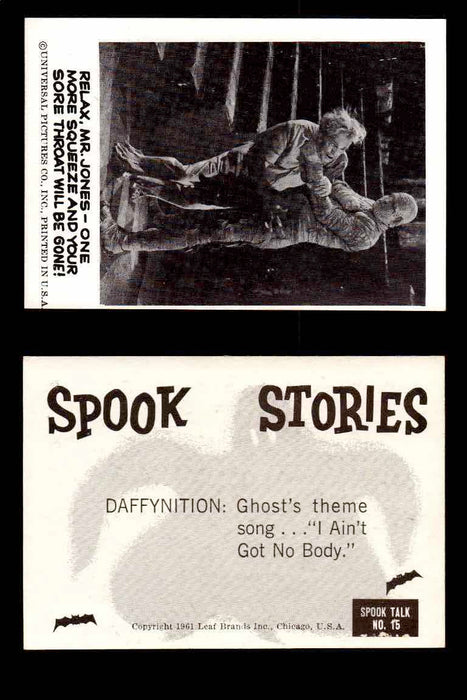 1961 Spook Stories Series 1 Leaf Vintage Trading Cards You Pick Singles #1-#72 #15  - TvMovieCards.com