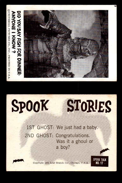 1961 Spook Stories Series 1 Leaf Vintage Trading Cards You Pick Singles #1-#72 #17  - TvMovieCards.com