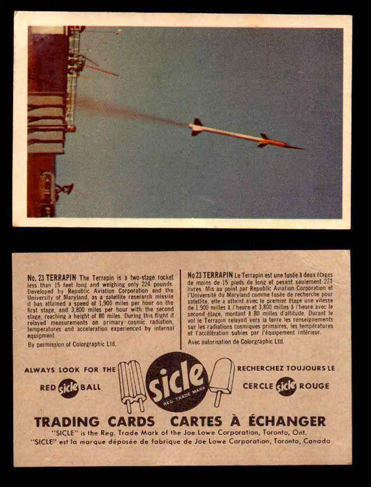 1959 Airplanes Sicle Popsicle Joe Lowe Corp Vintage Trading Card You Pick Single #23  - TvMovieCards.com