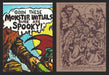 1973-74 Monster Initials Puzzle Trading Cards You Pick Singles #1-#9 Topps 2	  top middle  - TvMovieCards.com