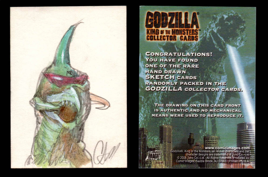 GODZILLA: KING OF THE MONSTERS Artist Sketch Trading Card You Pick Singles #2 Gigan by Christopher Scalf  - TvMovieCards.com