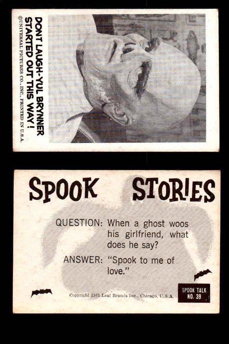 1961 Spook Stories Series 1 Leaf Vintage Trading Cards You Pick Singles #1-#72 #39  - TvMovieCards.com