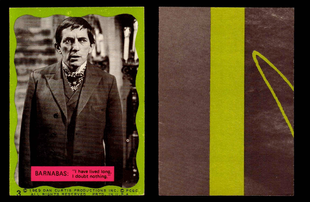 Dark Shadows Series 2 (Green) Philadelphia Gum Vintage Trading Cards You Pick #3  - TvMovieCards.com