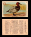 1904 Arm & Hammer Game Bird Series Vintage Trading Cards Singles #1-30 #3 Redhead Duck  - TvMovieCards.com