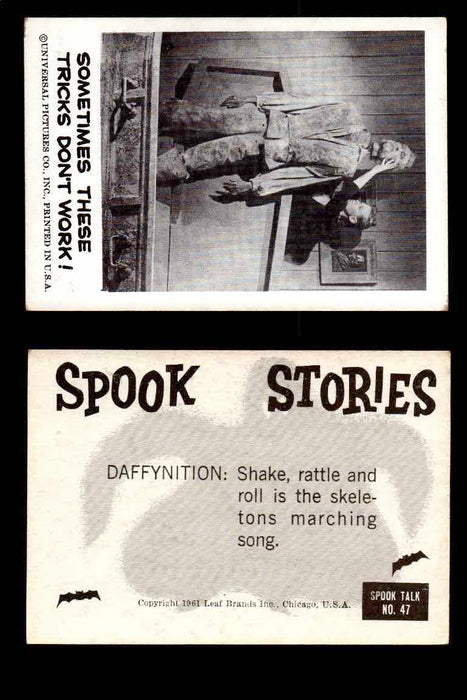1961 Spook Stories Series 1 Leaf Vintage Trading Cards You Pick Singles #1-#72 #47  - TvMovieCards.com