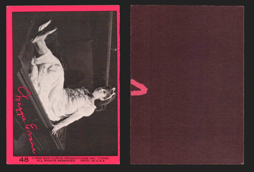1966 Dark Shadows Series 1 (Pink) Philadelphia Gum Vintage Trading Cards Singles #48  - TvMovieCards.com