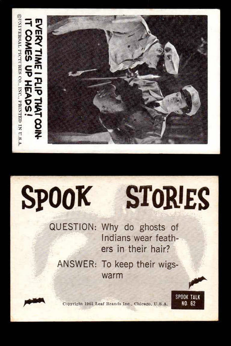 1961 Spook Stories Series 1 Leaf Vintage Trading Cards You Pick Singles #1-#72 #62  - TvMovieCards.com