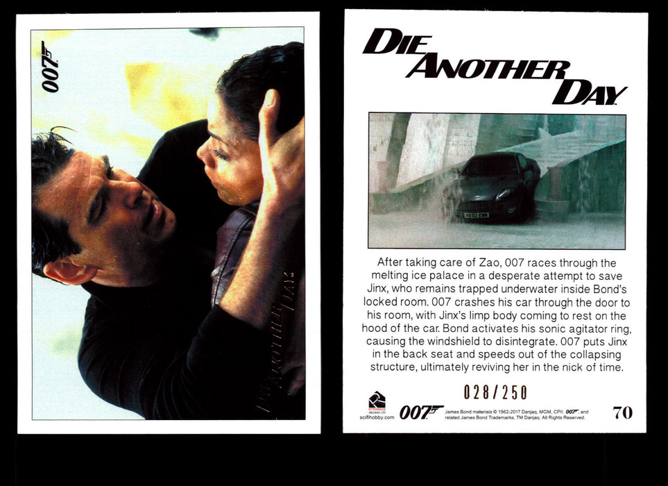 James Bond Archives 2017 Final Edition Die Another Day Gold Parallel Card Single #70  - TvMovieCards.com