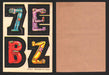 1967 Nutty Initials Sticker Trading Cards You Pick Singles #1-#60 Topps 7 E B Z  - TvMovieCards.com