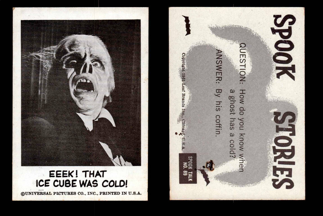 1961 Spook Stories Series 2 Leaf Vintage Trading Cards You Pick Singles #72-#144 #89  - TvMovieCards.com
