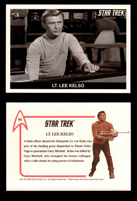 Star Trek TOS 40th Anniversary S2 1967 Expansion Card You Pick Singles #91-108 #95    Lt. Lee Kelso  - TvMovieCards.com