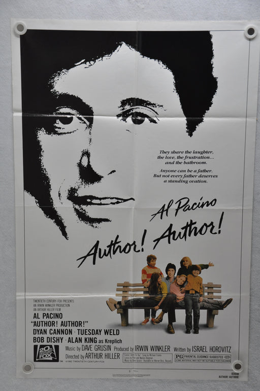 1982 Author! Author! Original 1SH Movie Poster 27 x 41 Al Pacino Dyan Cannon   - TvMovieCards.com