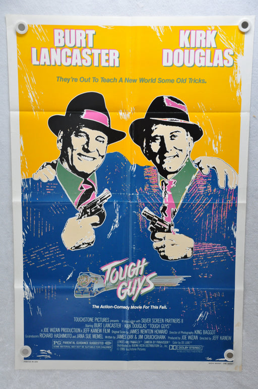 1986 Tough Guys Original 1SH Movie Poster 27 x 41 Burt Lancaster, Kirk Douglas,   - TvMovieCards.com