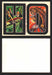 1973-74 Monster Initials Vintage Sticker Trading Cards You Pick Singles #1-#132 H O  - TvMovieCards.com